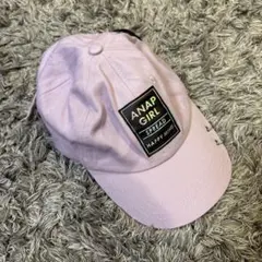 ANAP GIRL キャップ　パープル