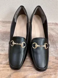 【一度だけ着用】しまむら 黒ローファー / Mサイズ