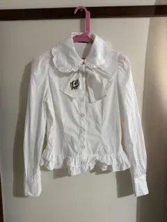 【‼️本日限定タイムセール中‼️⠀】 Peacenow フリルリボン付き シャツ