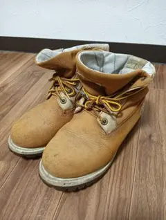 Timberland ワークブーツ 折り返し可能 キャメルのサムネイル