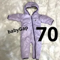babyGap♡ジャンプスーツ　ダウン　ベビーギャップ　70 ロンパース