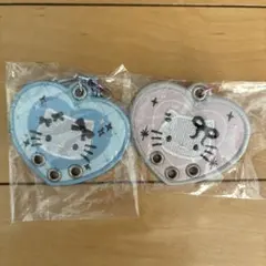 ハローキティ 刺繍カスタムキーホルダー ガチャガチャ