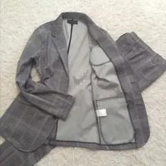 インジアティック　メンズ　セットアップ　グレンチェック　サイズL　Y2K