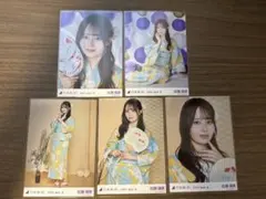 佐藤璃果　乃木坂46 浴衣　ランダム生写真　5種コンプ