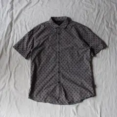 好配色 Paul Smith ドット柄 半袖シャツ ショートスリーブ グレー L