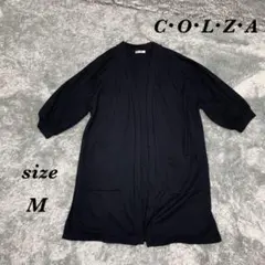 C・O・L・Z・A コルザ (M) 半袖カーディガン ワッフル ボタンレスのサムネイル
