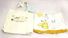 新品 ポケモン トートバッグ 2点　ピカチュウ イーブイ 他 Honeys セガ