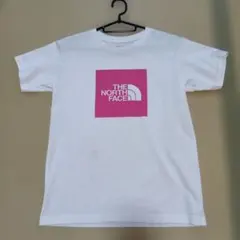 THE NORTH FACE Tシャツ ホワイト/ピンク　150cm