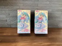 初音ミク 39 Fashion フィギュア Fancy 2個セット　＊箱傷有り