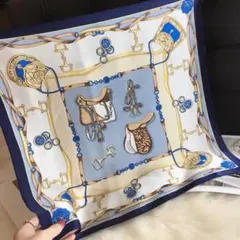 ラスト2点　シルク100% 大判スカーフ　ストール　68×68cm 残りわずか シルク100% 大判スカーフ ストール 68×68cm - メルカリ
