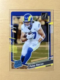NFL RAMS PUKA NACUA CLEARLY ROOKIE CARD