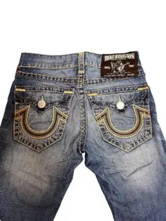 True Religion ストレートデニム ダークブルー