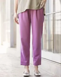 【新品未使用】BAYFLOW パンツ 春服 パープル M 人気定番 ラベンダー