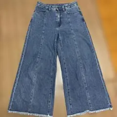 ワイドデニムパンツ ワイドパンツ