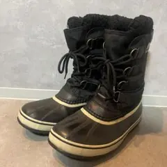 ☆美品☆スノーブーツ 26cm SOREL CARIBOU 防水 ブラック Sorel CARIBOU™ Women's Waterproof Boot - Black/Stone