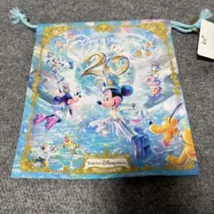 【新品未使用】 東京ディズニーシー 20周年 巾着