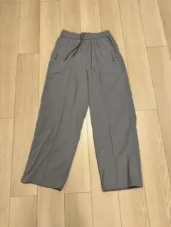 【美品】ZARA ワイドパンツ グレー EUR S