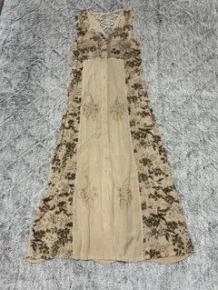 森ガール ロングワンピース