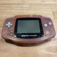 【ジャンク品】ゲームボーイアドバンス クリアピンク 本体