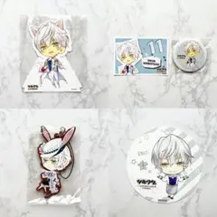 ツキウタ 霜月隼 ナンジャタウン 缶バッジ ブロマイド ラバスト コースター