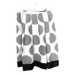 エムズグレイシー:大きなドットのフレアースカート