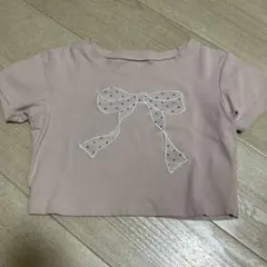 Darich ドット柄リボン刺繍 半袖Tシャツのサムネイル