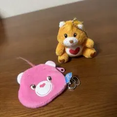 Care Bears ぬいぐるみマスコット ポーチ セット ケアベア 平成のサムネイル