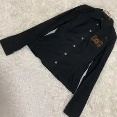 DOLCE & GABBANA ワンポイントシャツ ブラック S キレイめ