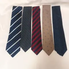 ネクタイセット 5本 ブランド多様 リメイク 女子