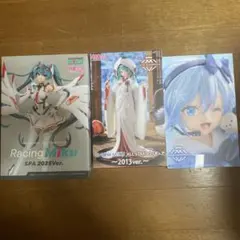 미개봉 初音ミク 雪ミク レーシングミク 프라이즈(게임센터 경품) 피규어