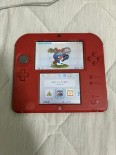 Nintendo 2DS 本体 レッド 充電器付き - メルカリ