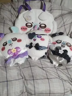 訳あり未使用品 ちいかわ モモンガぬいぐるみ&おかおBIGボストンバッグセット