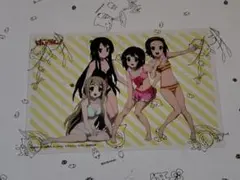 放課後ティータイム③ ジャンボカードダス(クリアプレート) けいおん！