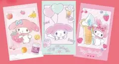 マイメロディ インスタント写真風ステッカー 3枚