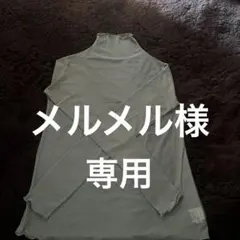 シアートップス 淡グリーン ポリエステル 長袖