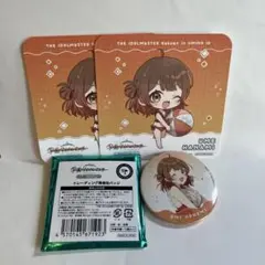 花海咲季　アクスタ　缶バッジ　スイパラ　海の家　一番くじ　学園アイドルマスター