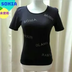 ♣未使用　ソニア　ラインストーン　ロゴ　半袖　Tシャツ トップス　カットソーのサムネイル