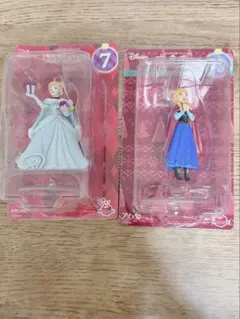ディズニー Happyくじクリスマスオーナメント2024 アナ　シンデレラ