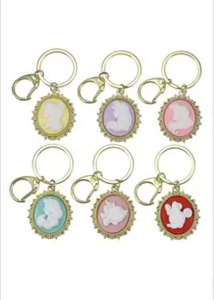 《完売品》【新品】ディズニーシークレットキーホルダーカメオ風（ラプンツェル）