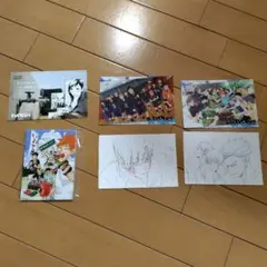 ハイキュー　原画展　ポストカード　メモ