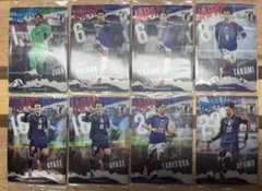 サッカー日本代表ノーマルカード8枚