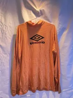 希少 VETEMENTS UMBRO 18SS コラボ ロゴ ロンT オレンジのサムネイル