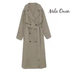 Mila Owen ミラオーウェン トレンチコート ベージュ ダブルボタン