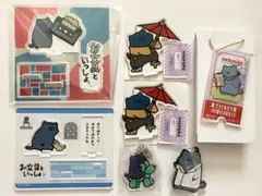 未使用セット　お文具といっしょ　猫さん　子猫さん　アクリルスタンド　まとめ売り