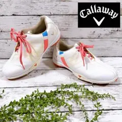 Callawayキャロウェイ　レディースシューズ 23.5 未使用 人気色 Callaway キャロウェイ レディース ゴルフシューズ 23cm - メルカリ