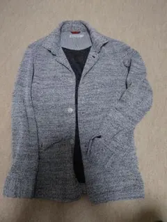Hush Puppies ニットジャケット グレー Mサイズのサムネイル