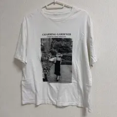 GU 半袖Tシャツ ホワイト プリント入りのサムネイル