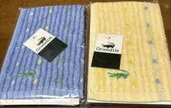 新品 未使用　タグ付　crocodileタオルハンカチ 2枚セットのサムネイル