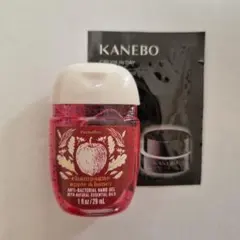 Champagne Apple&Honeyハンドジェル＆カネボウ化粧下地サンプル