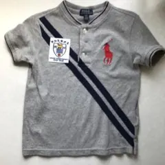 ポロラルフローレン　ノーカラーポロシャツ